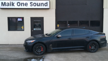 2018 Kia Stinger with professional window tint in North Bay
